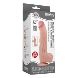 LoveToy SlidingSkin Gode réaliste Sliding Skin 23 x 6cm